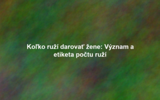 Koľko ruží darovať žene: Význam a etiketa počtu ruží