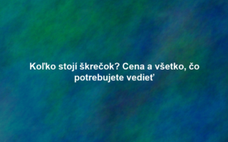 Koľko stojí škrečok? Cena a všetko, čo potrebujete vedieť