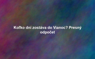 Koľko dní zostáva do Vianoc? Presný odpočet